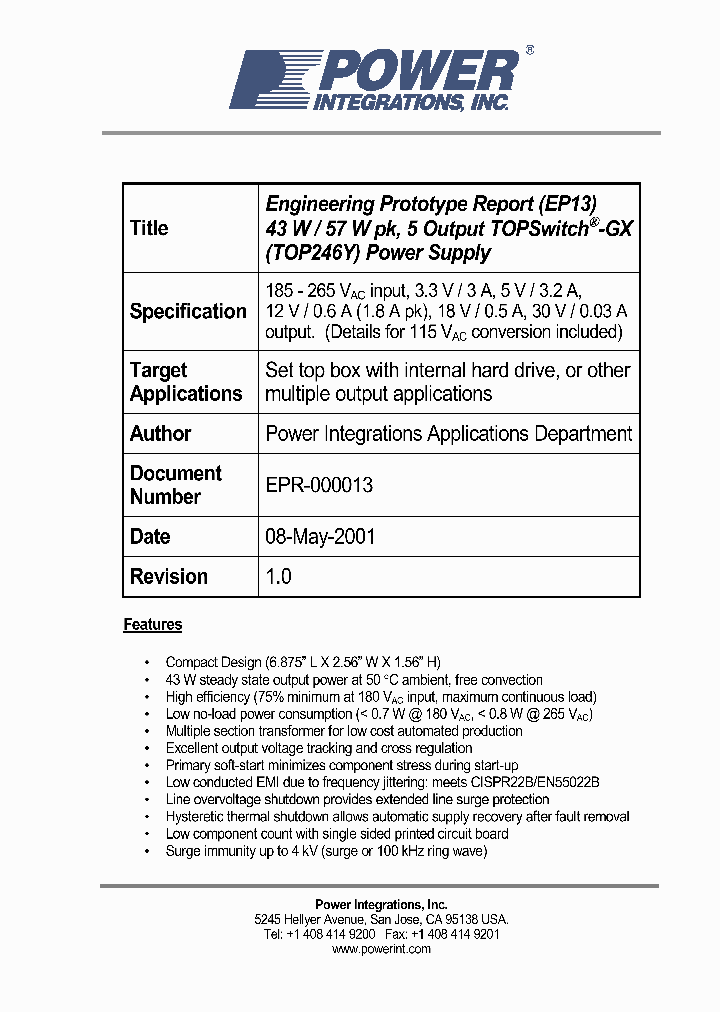 EPR-000013_2028763.PDF Datasheet