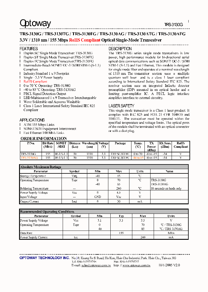 TRS-3130AG_2031321.PDF Datasheet