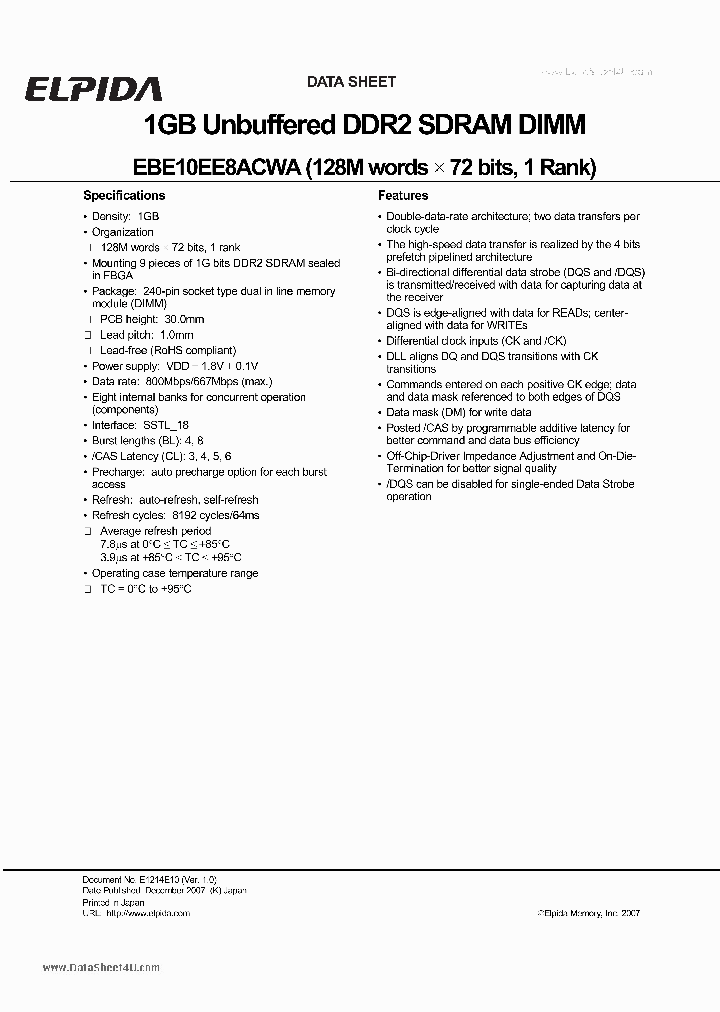 EBE10EE8ACWA_2029457.PDF Datasheet