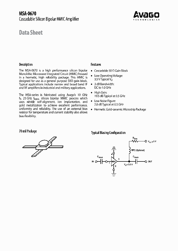 MSA-0670_2032559.PDF Datasheet