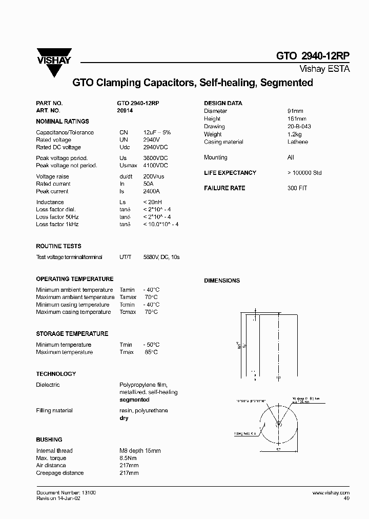 GTO2940-12RP_2033825.PDF Datasheet