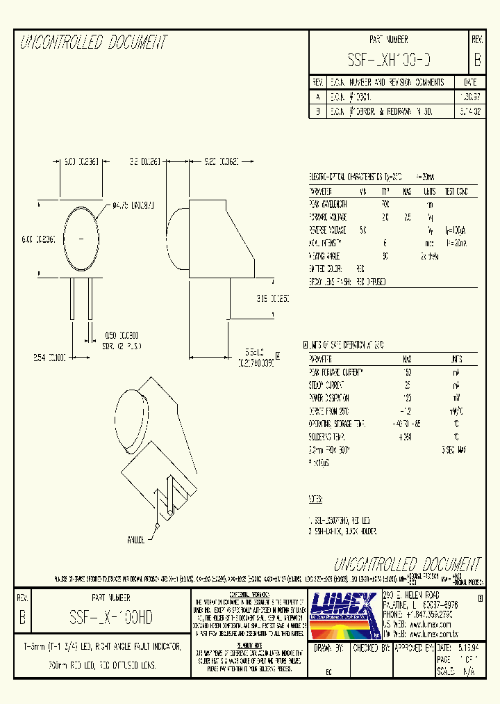 SSF-LXH100HD_2034374.PDF Datasheet