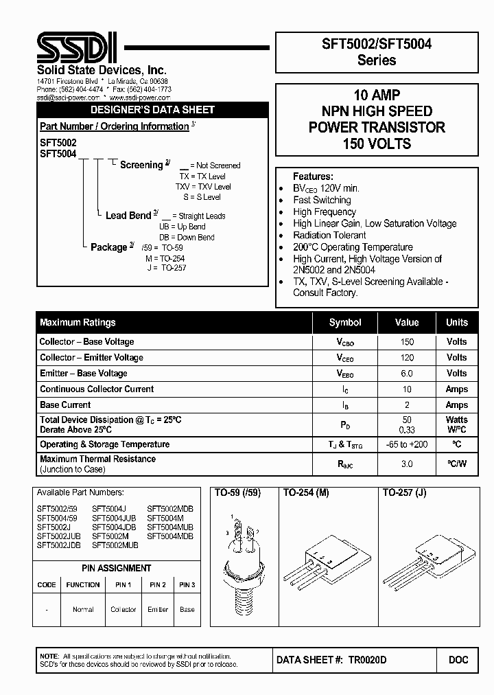 SFT5004_2034692.PDF Datasheet
