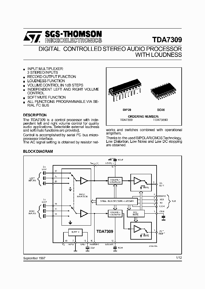 TDA7309_2035152.PDF Datasheet