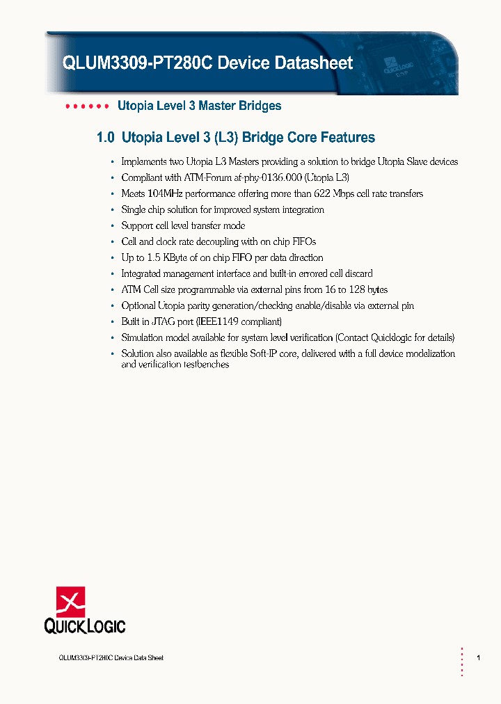 QLUM3309-PT280C_2036409.PDF Datasheet