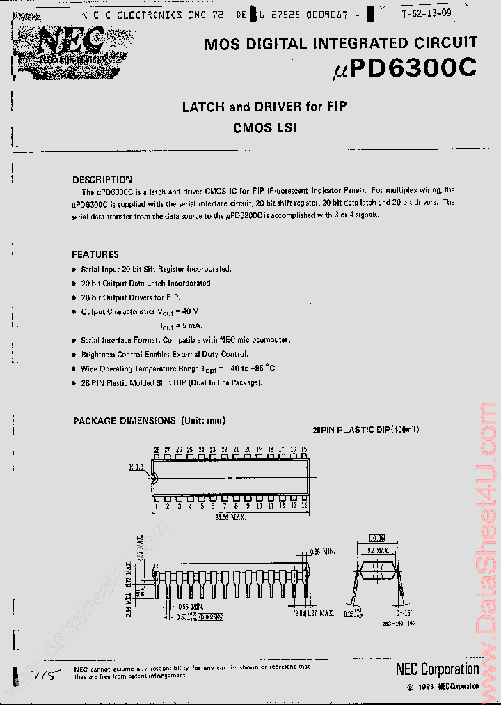 UPD6300C_2036686.PDF Datasheet