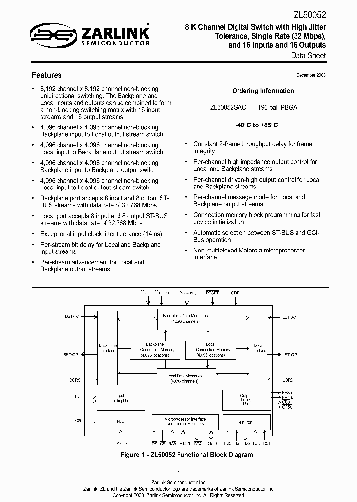 ZL50052_2037951.PDF Datasheet