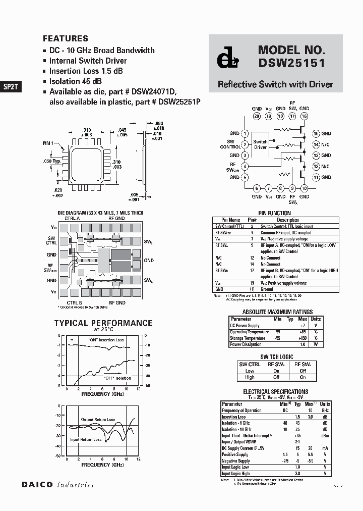 DSW25151_2038562.PDF Datasheet