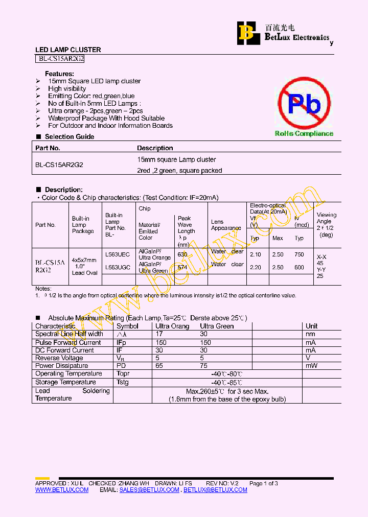 BL-CS15AR2G2_2038362.PDF Datasheet