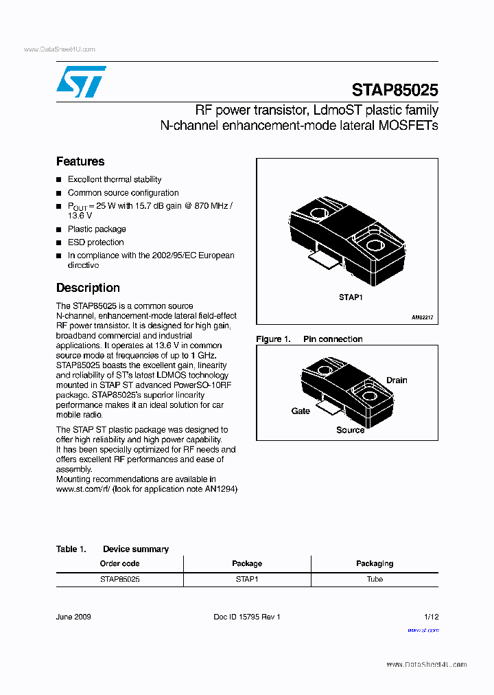 STAP85025_2037489.PDF Datasheet