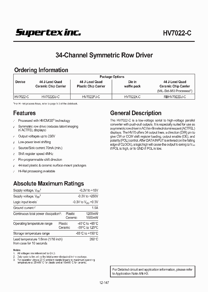 HV7022_2039102.PDF Datasheet
