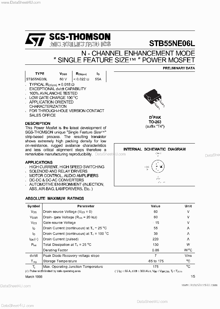 STB55NE06L_2037532.PDF Datasheet