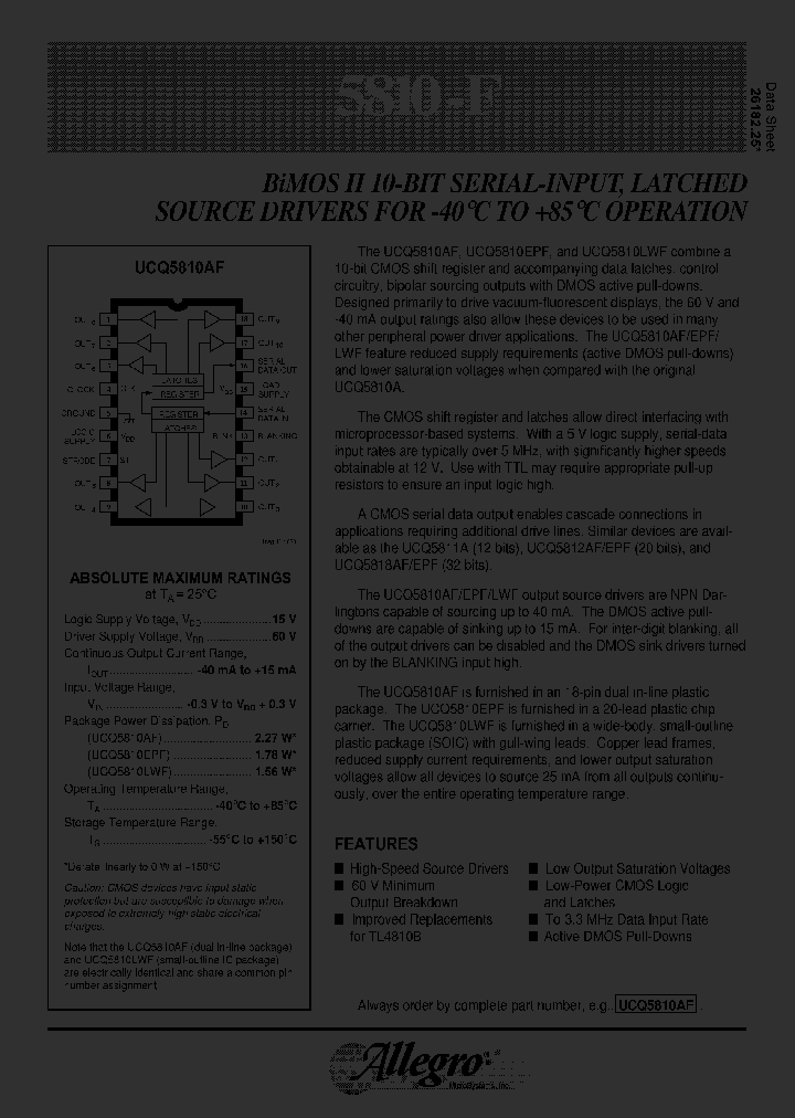UCQ5810LWFTR_2039276.PDF Datasheet