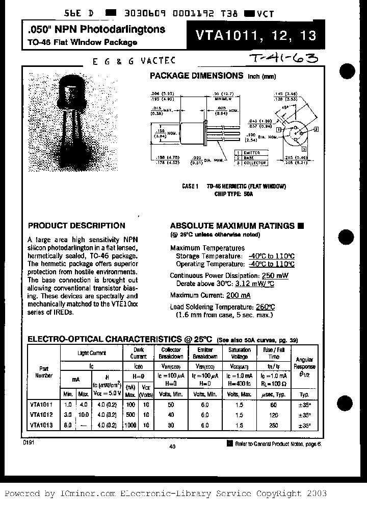 VTA1011_2040081.PDF Datasheet
