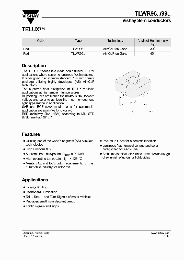 TLWR9699_2040588.PDF Datasheet