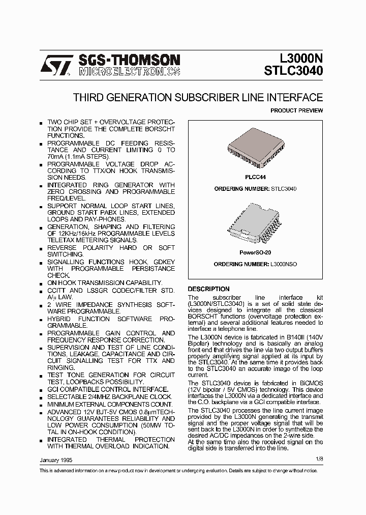 STLC3040_2041290.PDF Datasheet