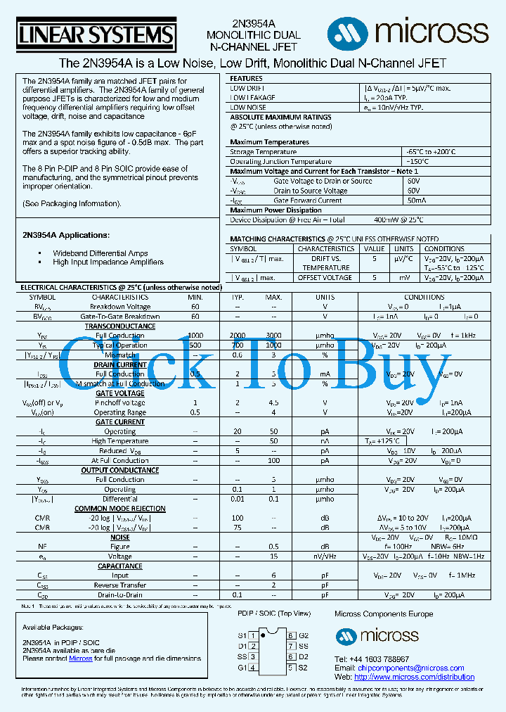 2N3954ATO-78_2042385.PDF Datasheet