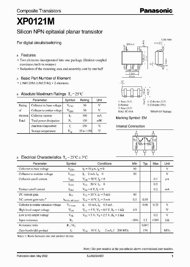 XP0121MXP121M_2043816.PDF Datasheet