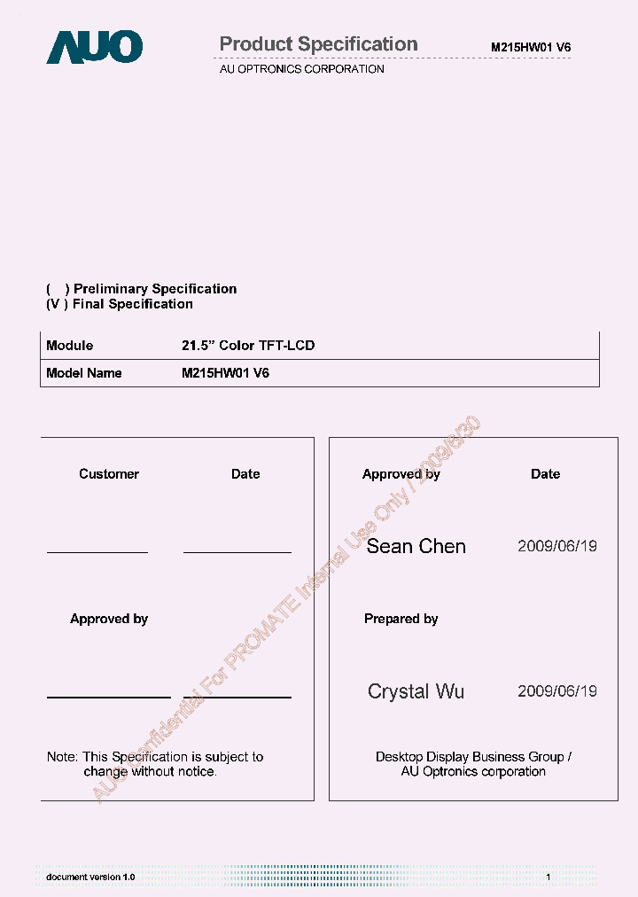 M215HW01-V6_2040403.PDF Datasheet