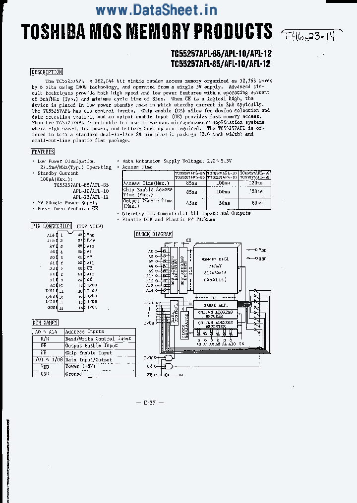 TC55257AFL_2040457.PDF Datasheet