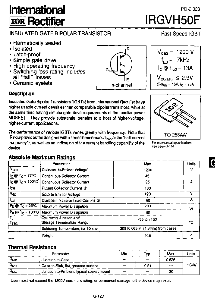IRGVH50F_2044424.PDF Datasheet