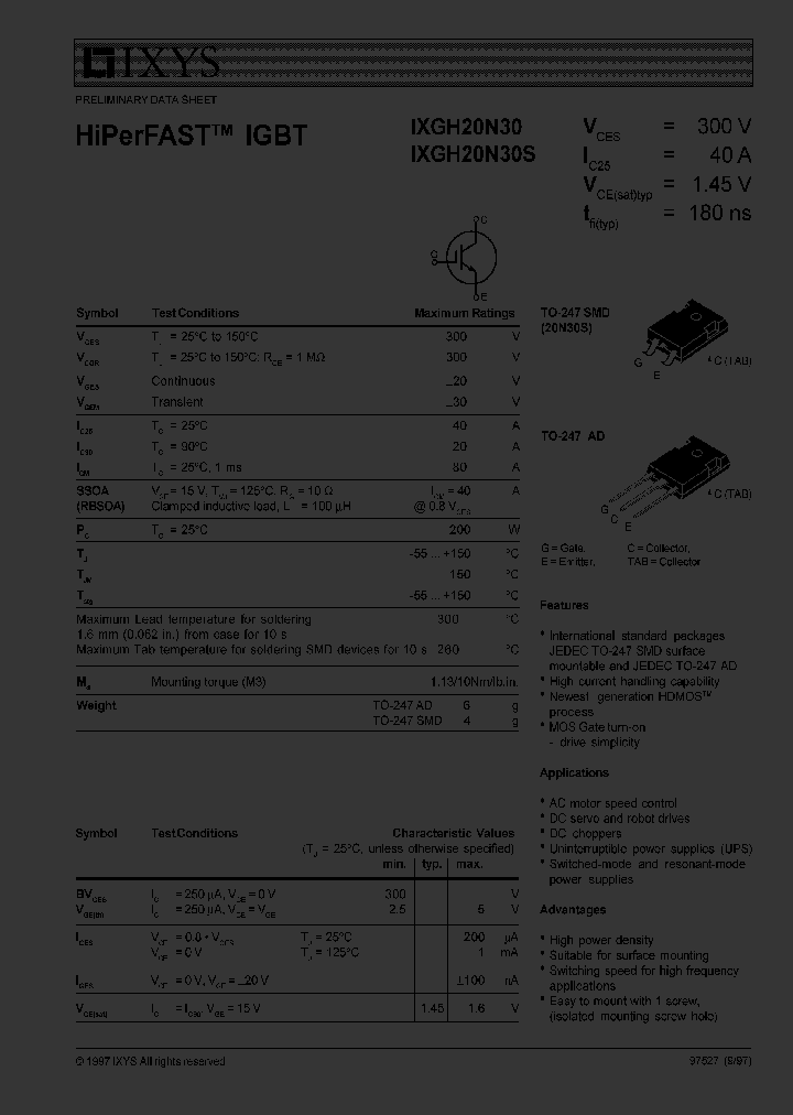 IXGH20N30S_2043972.PDF Datasheet