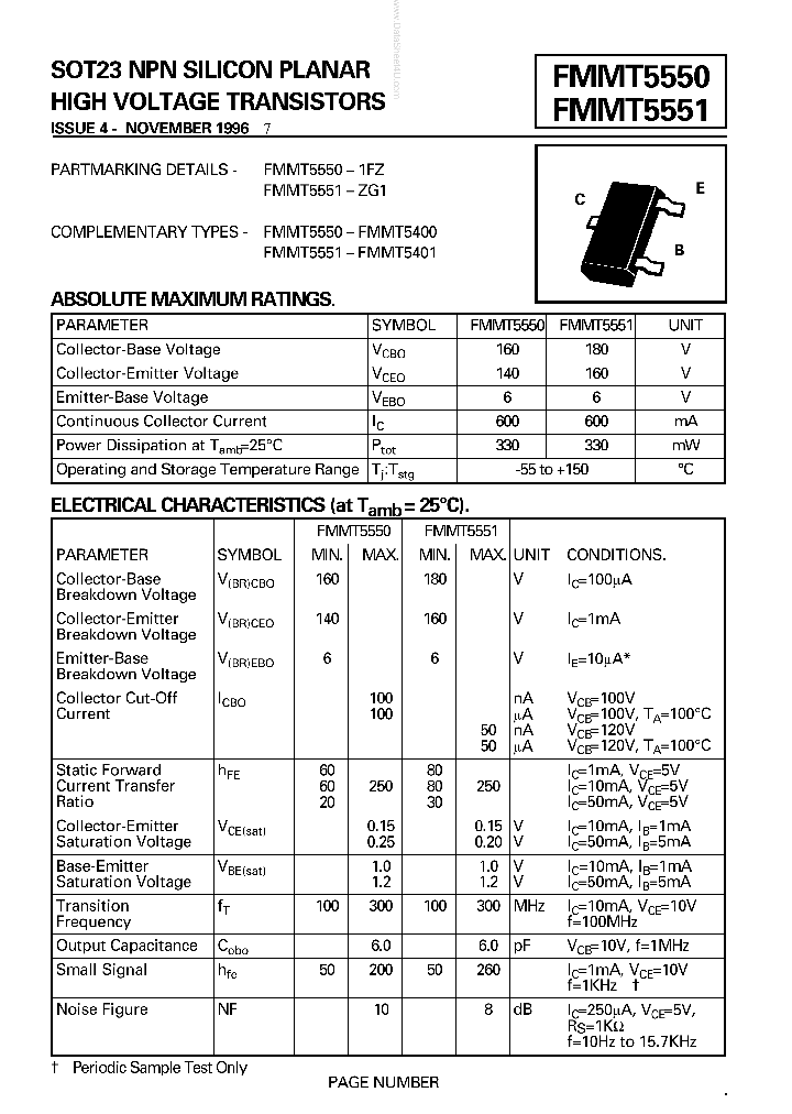 FMMT5550_2046322.PDF Datasheet