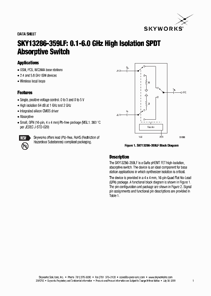 SKY13286-359LF_2047217.PDF Datasheet