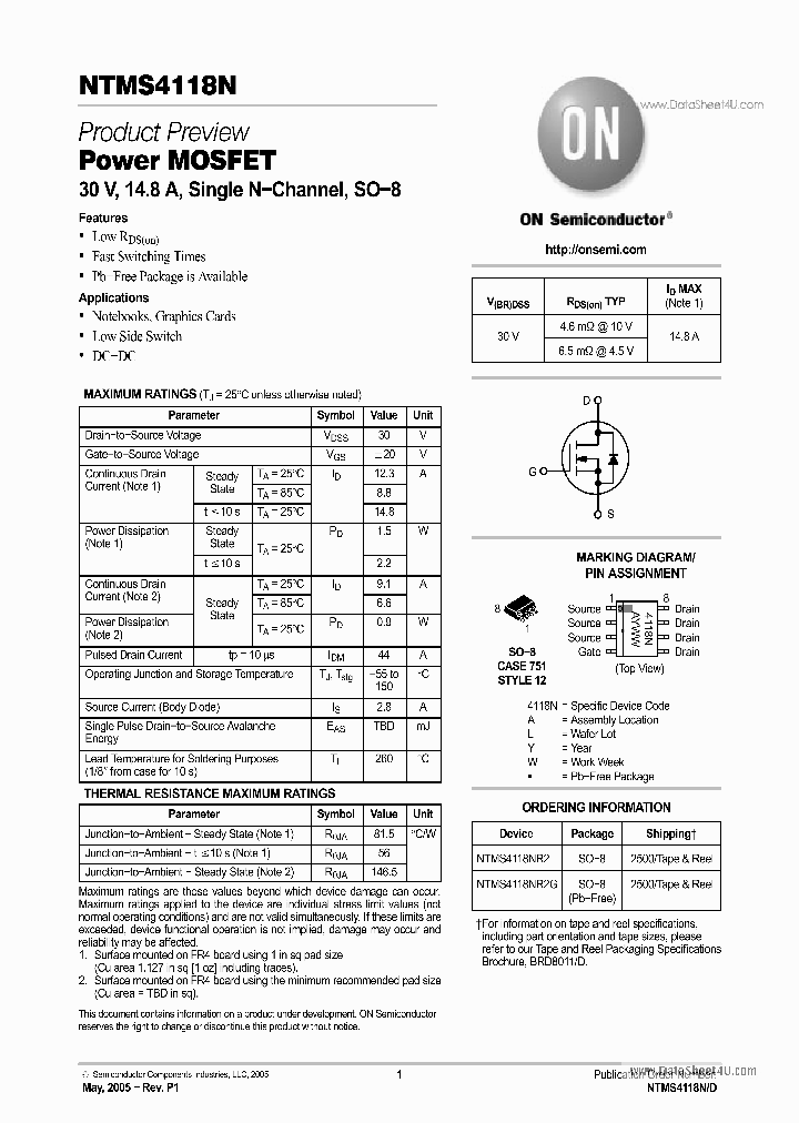 NTMS4118N_2051319.PDF Datasheet