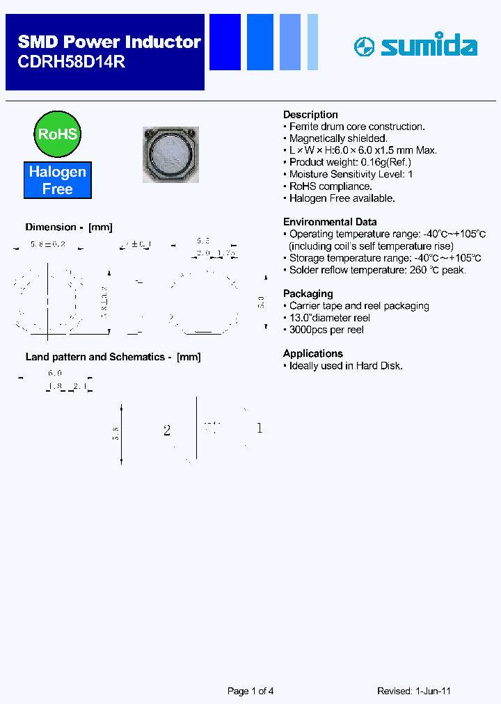 CDRH58D14RHF-100MC_2053243.PDF Datasheet