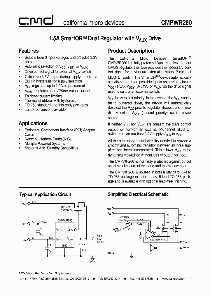 CMPWR280TA_2053557.PDF Datasheet