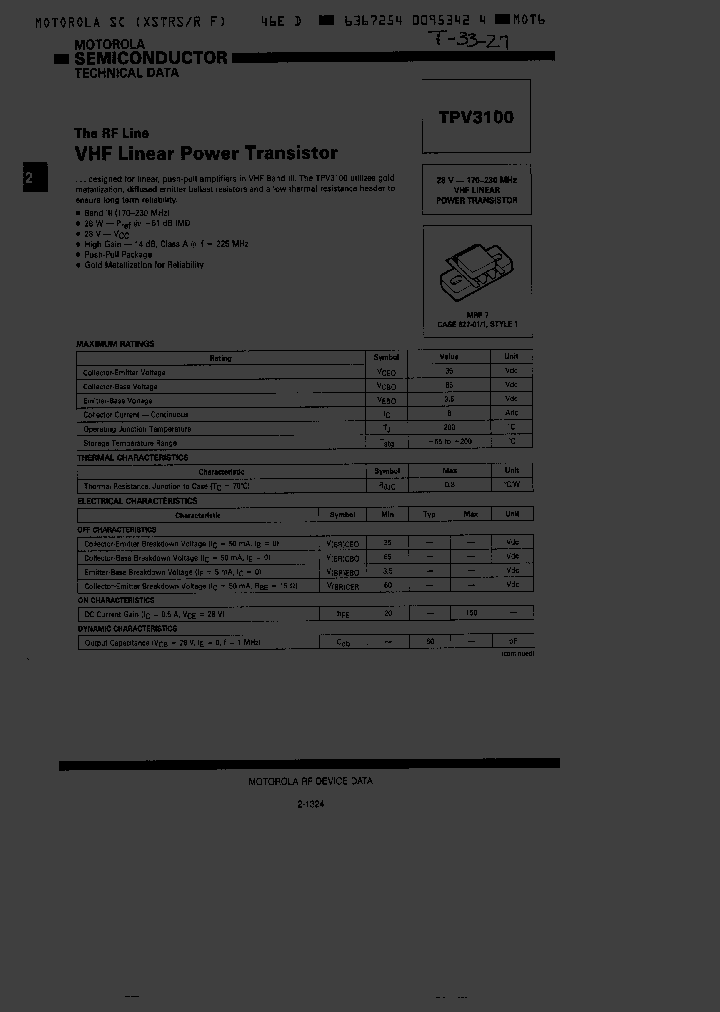 TPV3100_2054237.PDF Datasheet