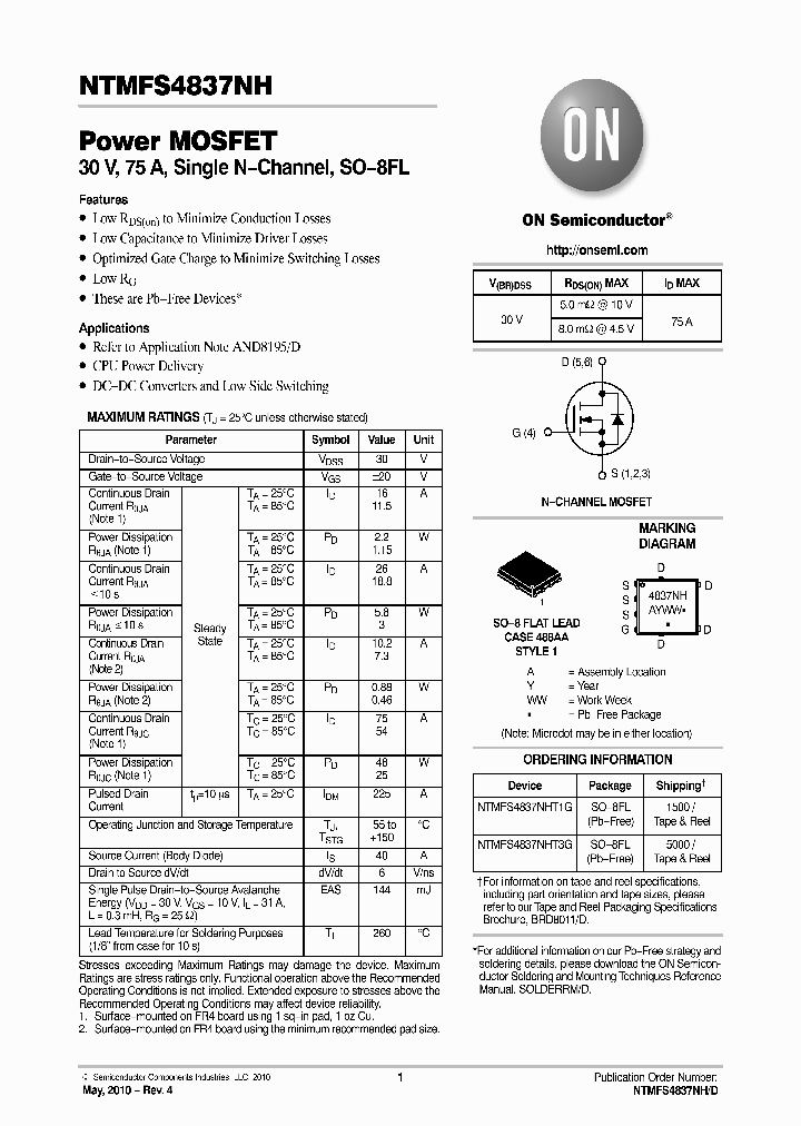 NTMFS4837NH_2056526.PDF Datasheet