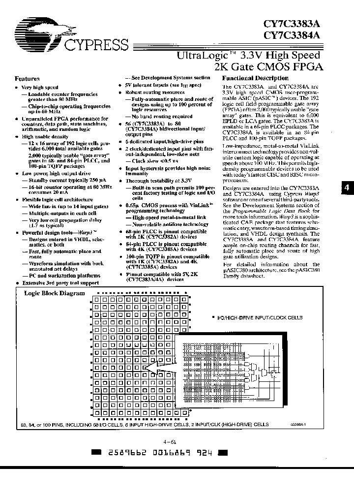 CY7C3384A-0AC_2057065.PDF Datasheet