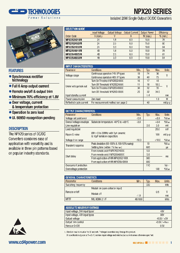 NPX20S48025M_2056776.PDF Datasheet