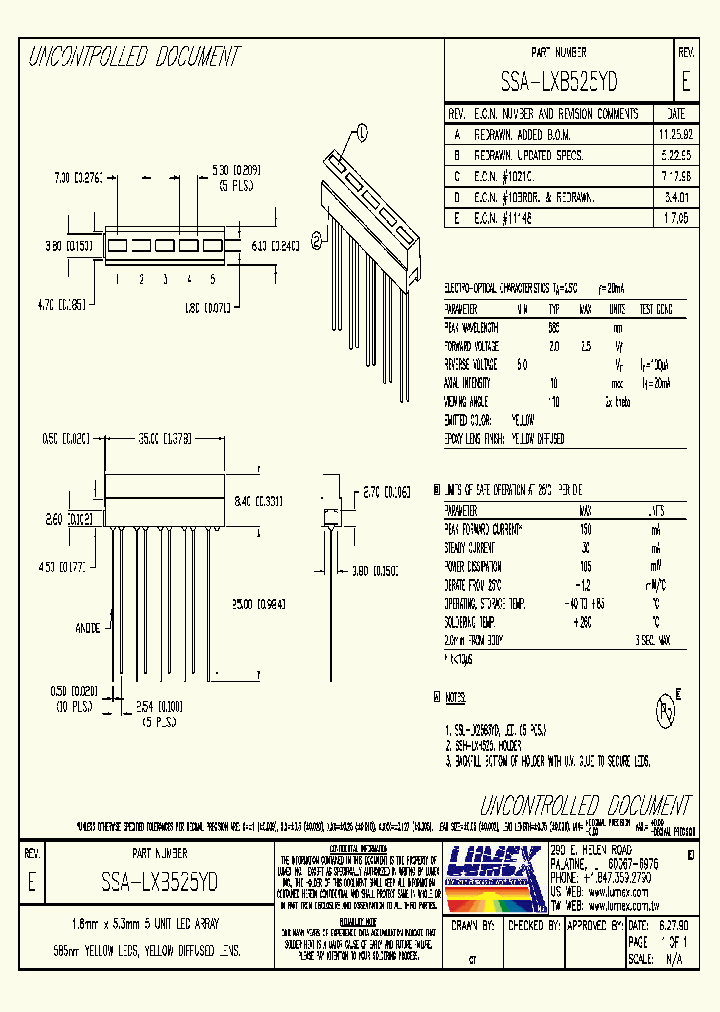 SSA-LXB525YD_2059205.PDF Datasheet