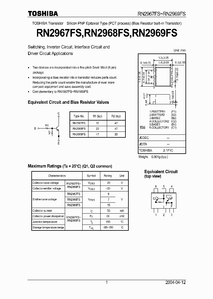 RN2968FSTPL3_2062386.PDF Datasheet