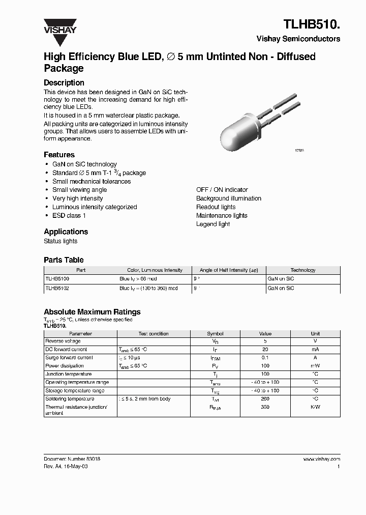 TLHB510_2065053.PDF Datasheet