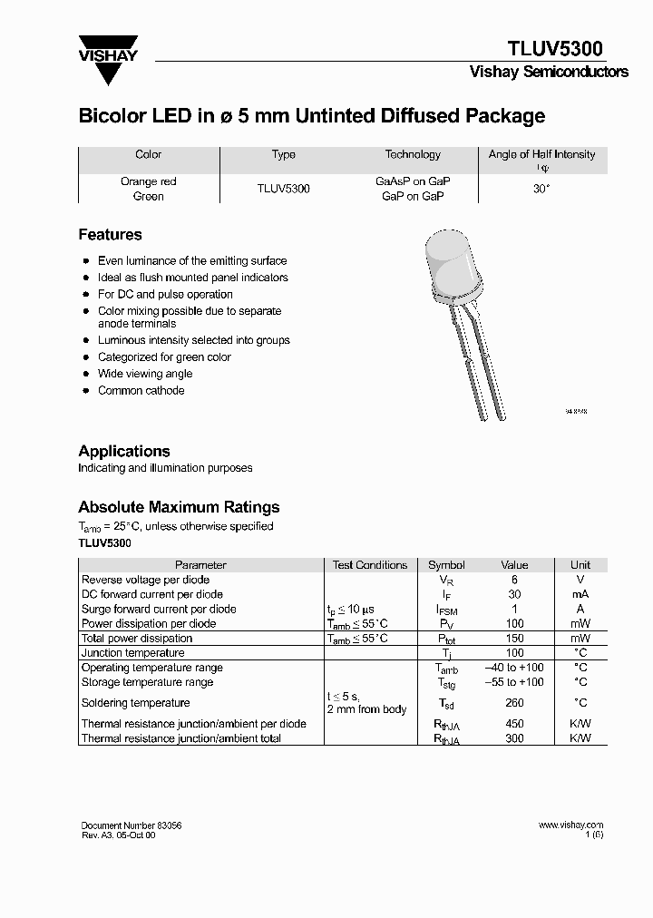 TLUV5300_2065066.PDF Datasheet