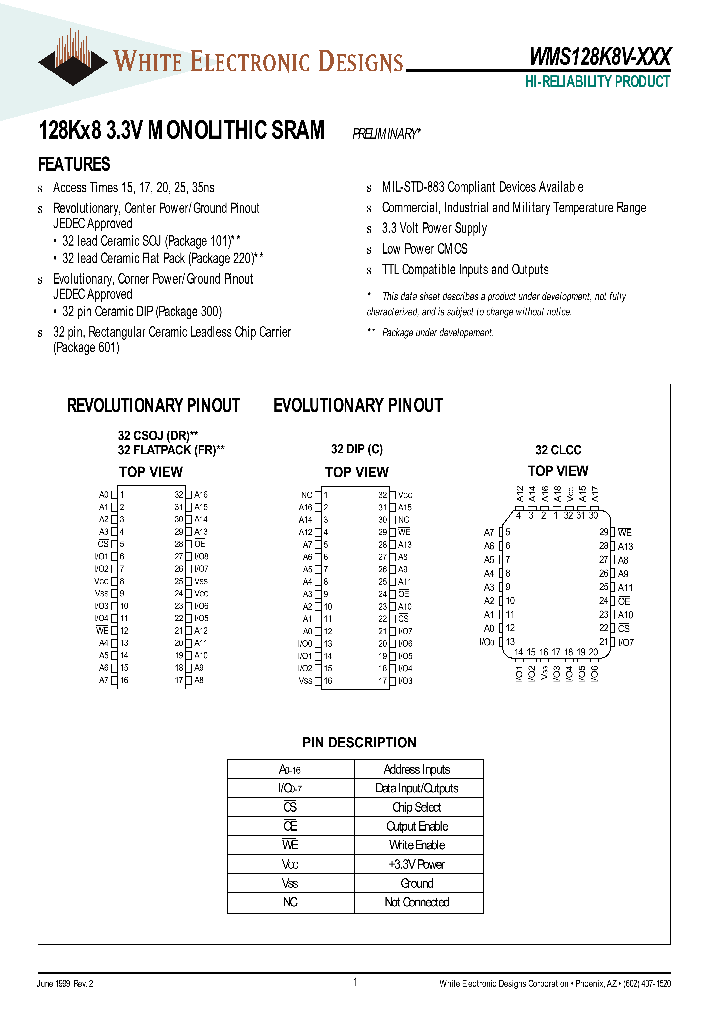WMS128K8V-17_2065533.PDF Datasheet