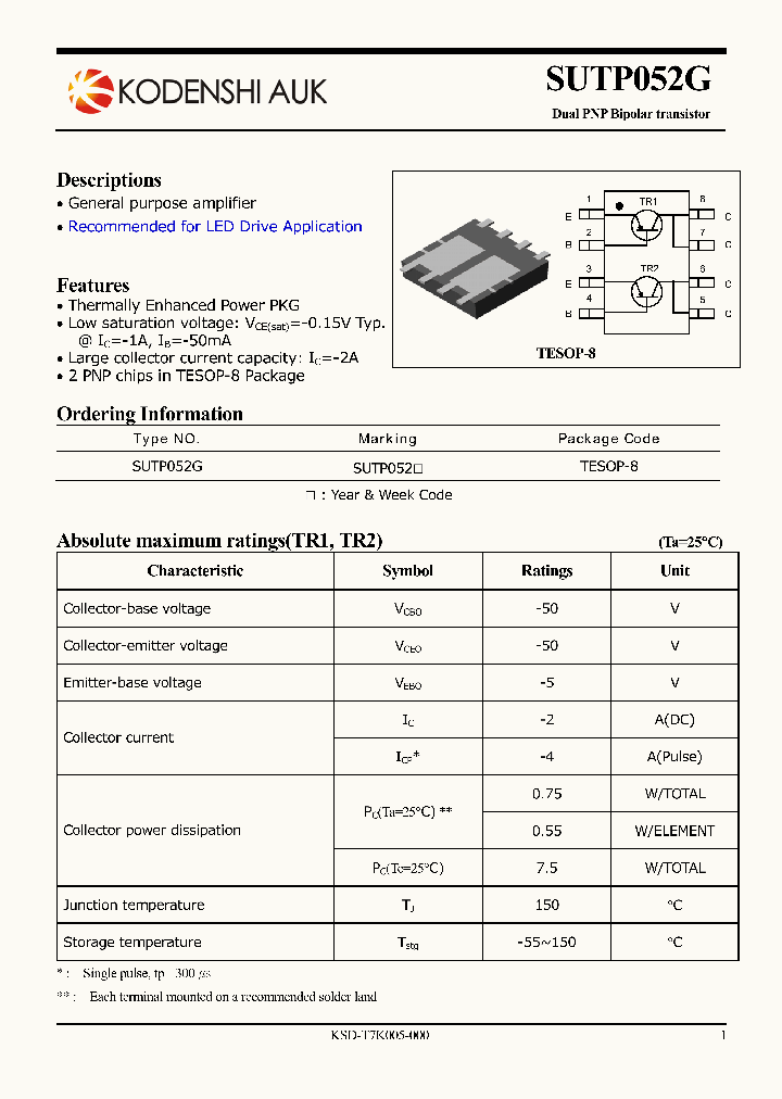SUTP052G_2065565.PDF Datasheet