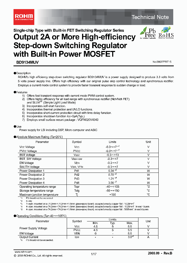 BD9134MUV-E2_2066080.PDF Datasheet