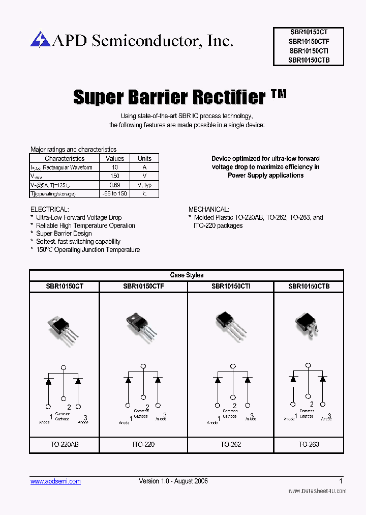 SBR10150CTF_2064827.PDF Datasheet