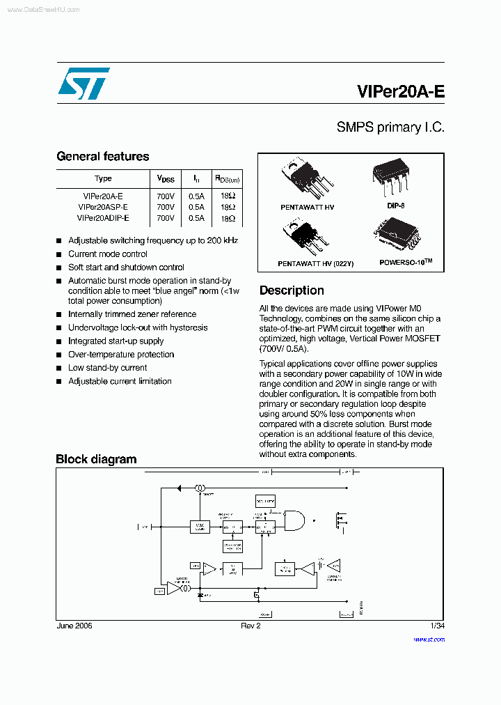 VIPER20A-E_2066470.PDF Datasheet