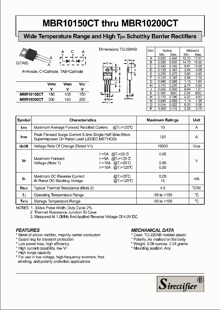 MBR10200CT_2067791.PDF Datasheet