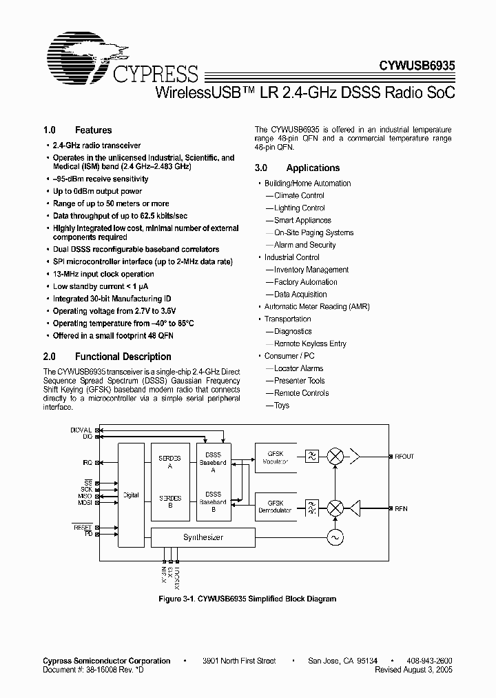 CYWUSB6935_2067724.PDF Datasheet