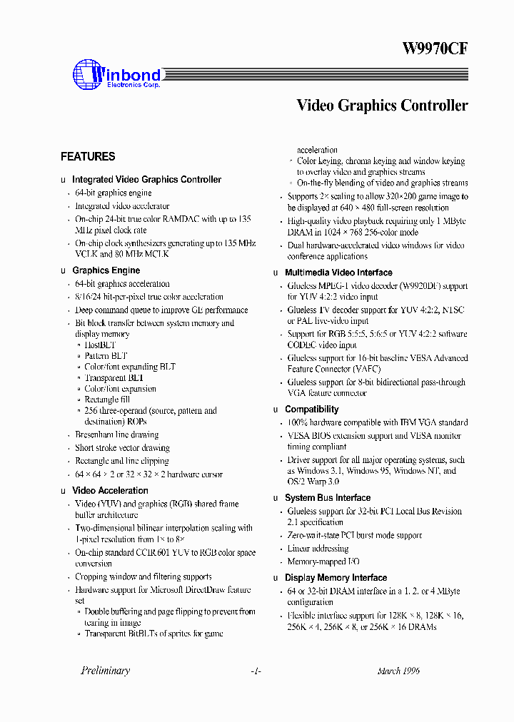 W9970CF_2067406.PDF Datasheet