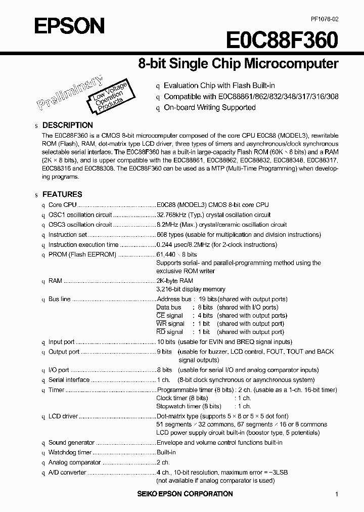 E0C88F360_2068311.PDF Datasheet