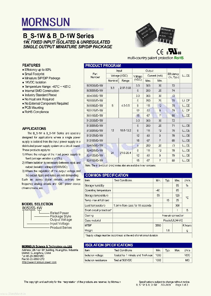 B1203SD-1W_2067743.PDF Datasheet