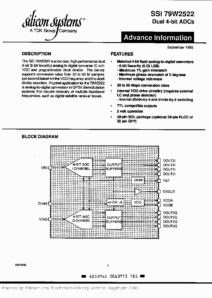 SSI79W2522_2071773.PDF Datasheet